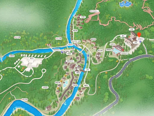 南芬结合景区手绘地图智慧导览和720全景技术，可以让景区更加“动”起来，为游客提供更加身临其境的导览体验。